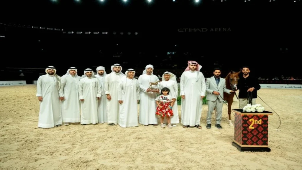 نتائج اليوم الثاني.. منافسات مثيرة في بطولة تايتل شو أبوظبي لجمال الخيل العربية